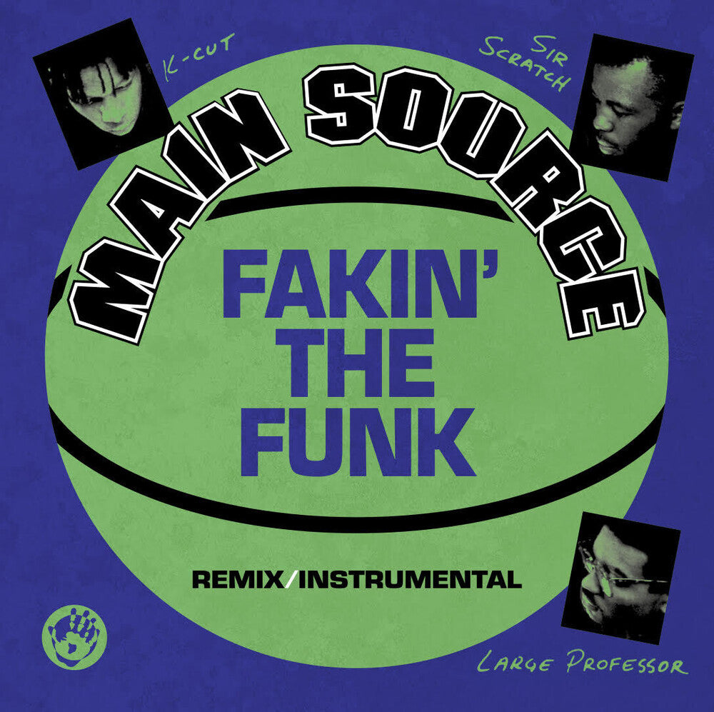the album cover for Main Source - Fakin' The Funk (Remix) / Fakin' The Funk (Instrumental)