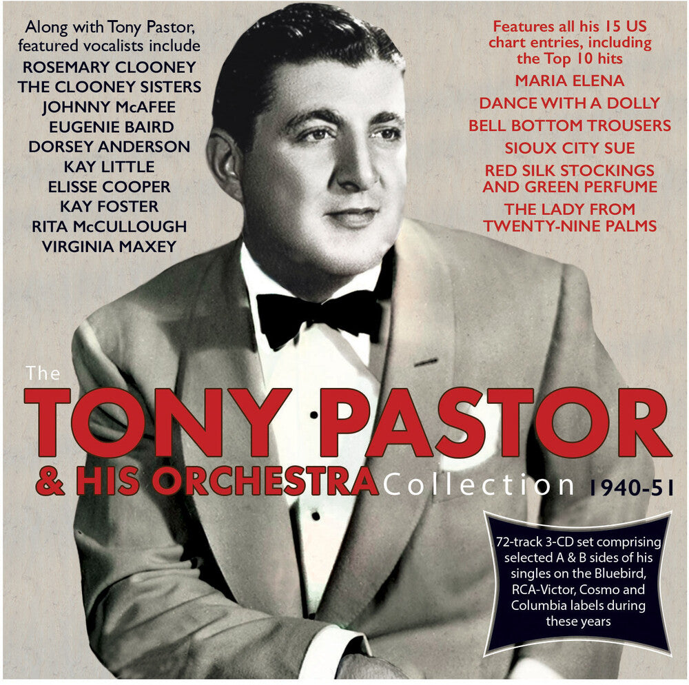 the album cover for Tony Pastor & His Orchestra - Collection 1940-51
