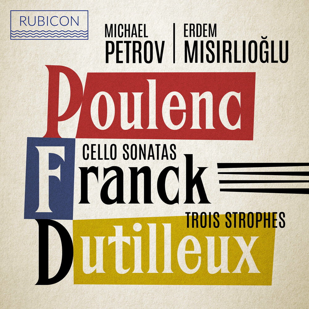 the album cover for Michael Petrov / Misirlioglu,Erden - Poulenc, Franck: Cello Sonatas