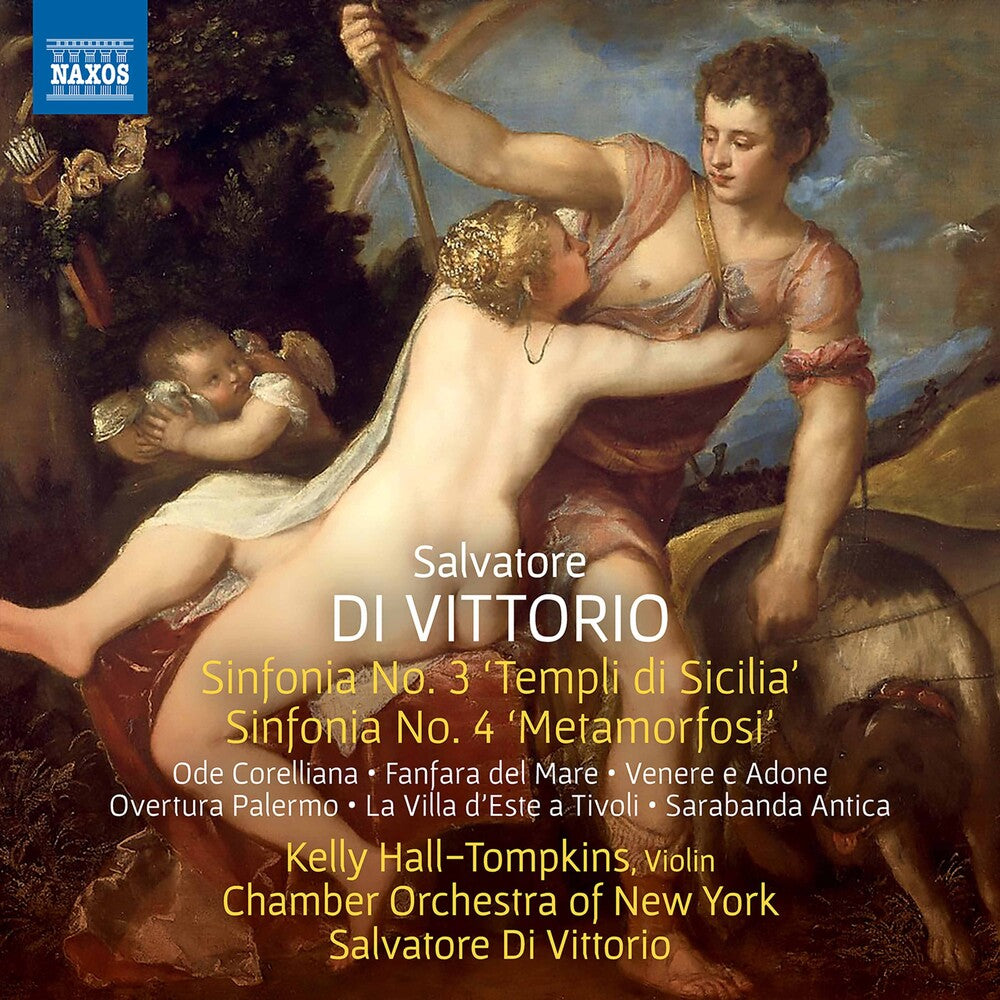 the album cover for Vittorio / Hall-Tompkins / Vittorio - Sinfonia 3 Templi Di Sici