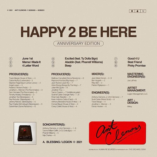 Ant Clemens - Happy 2 Be Here Vinyl Record