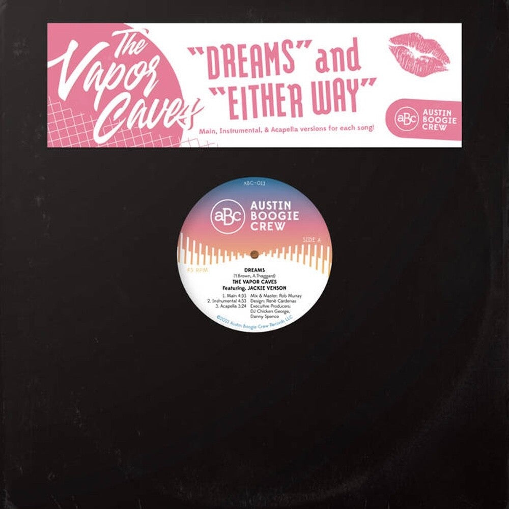 the album cover for Vapor Caves - Dreams / Either Way