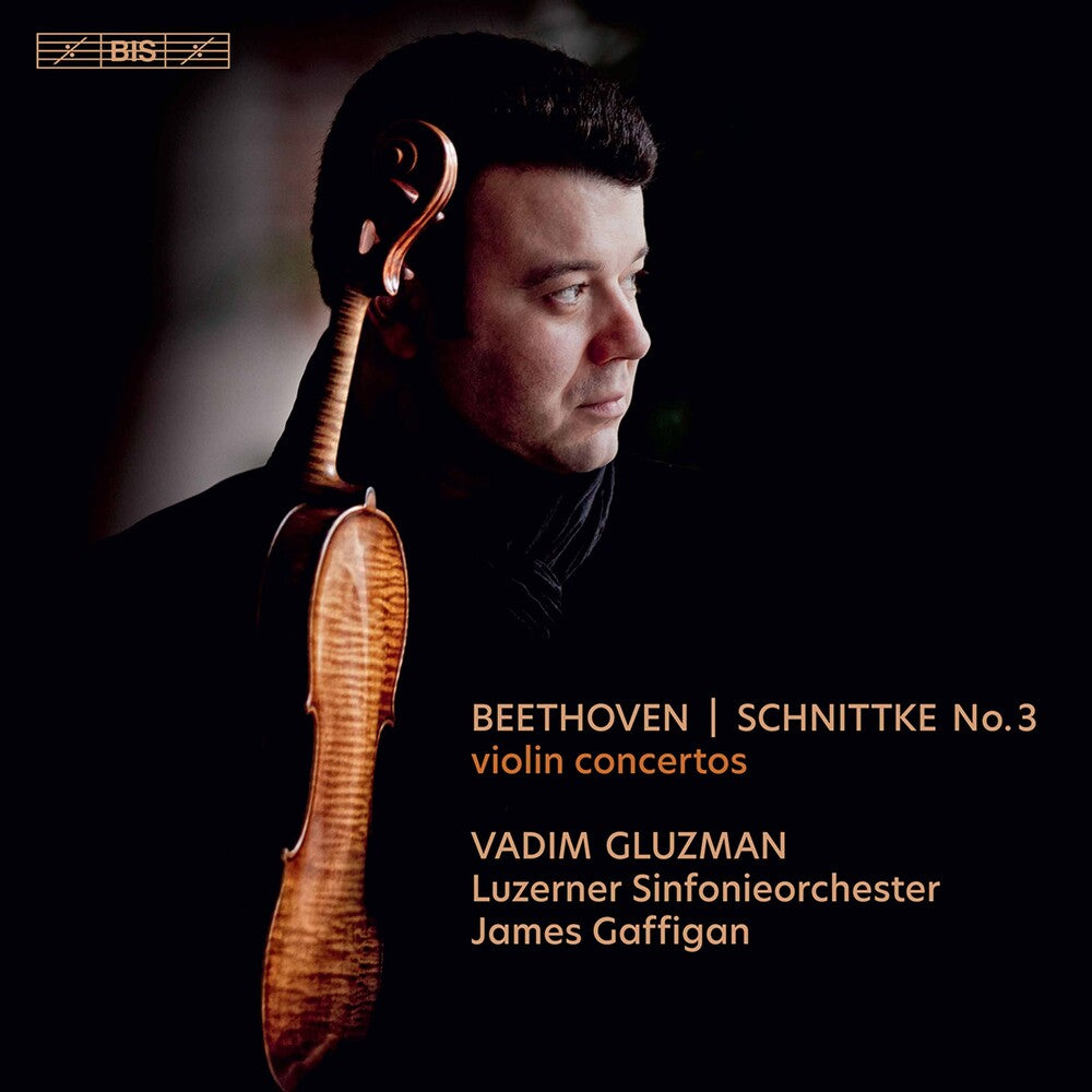 the album cover for Beethoven / Gluzman / Gaffigan - Violin Concertos (Hybr)