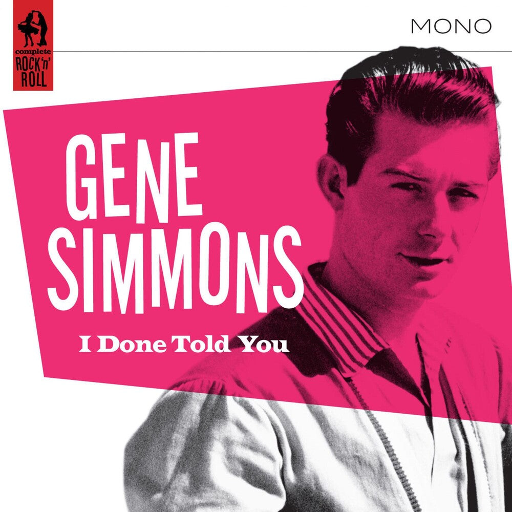 the album cover for Gene Simmons - I Done Told You!
