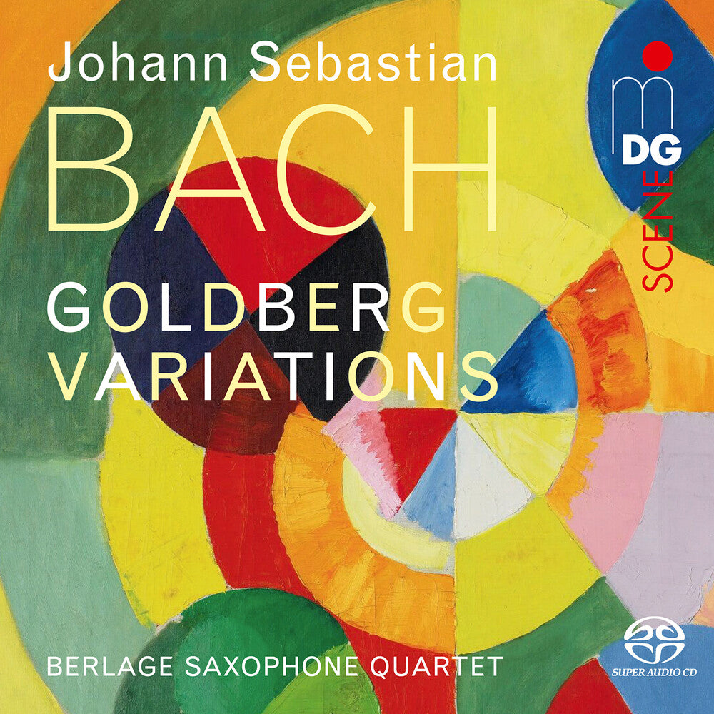 the album cover for J Bach .S. / Berlage Saxophone Quartet - Goldberg Variations (Hybr)