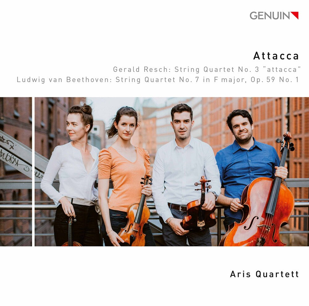 the album cover for Beethoven / Aris Quartett - Attacca