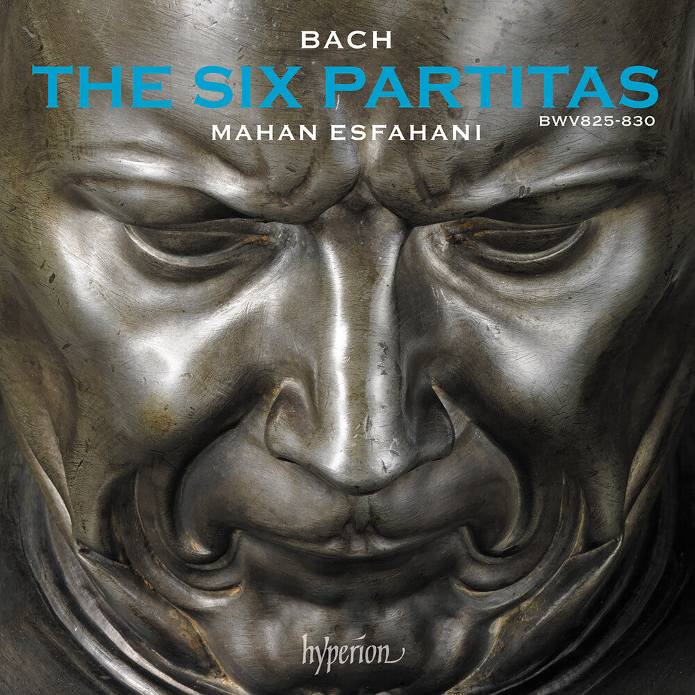 the album cover for Mahan Esfahani - Bach: The Six Partitas