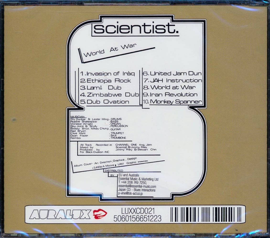 Scientist - World At War (incl. large booklet) Music CD