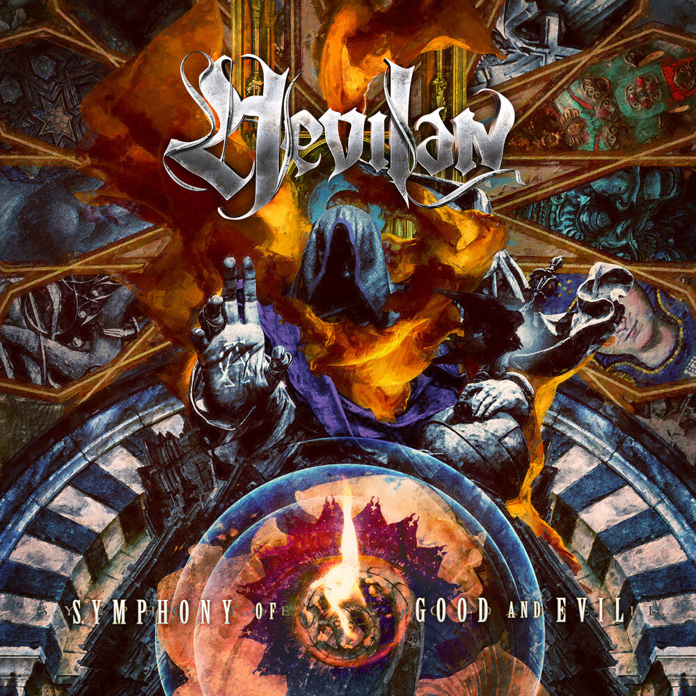 the album cover for Hevilan - Symphony Of Good & Evil (Uk)