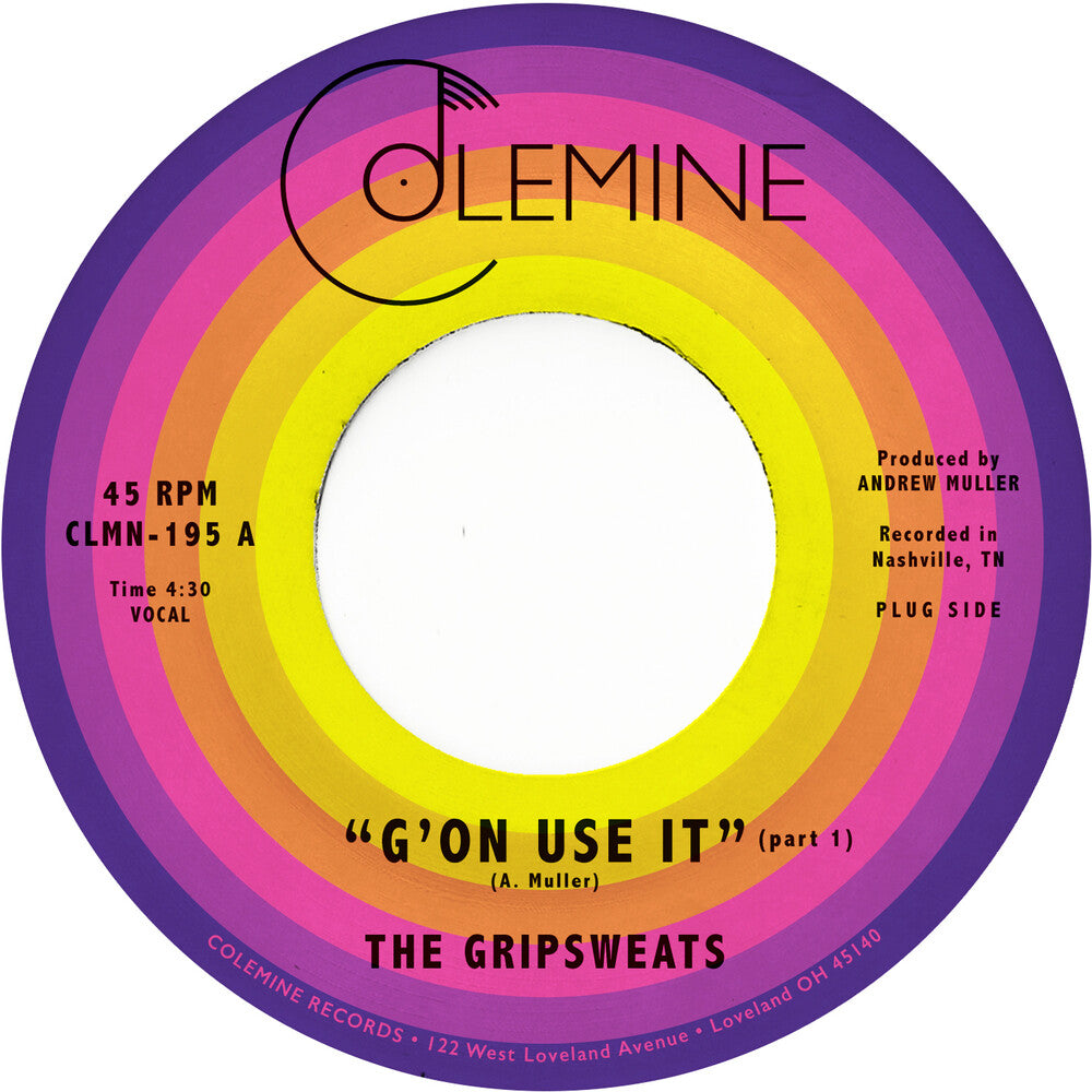 the album cover for Gripsweats - G'on Use It