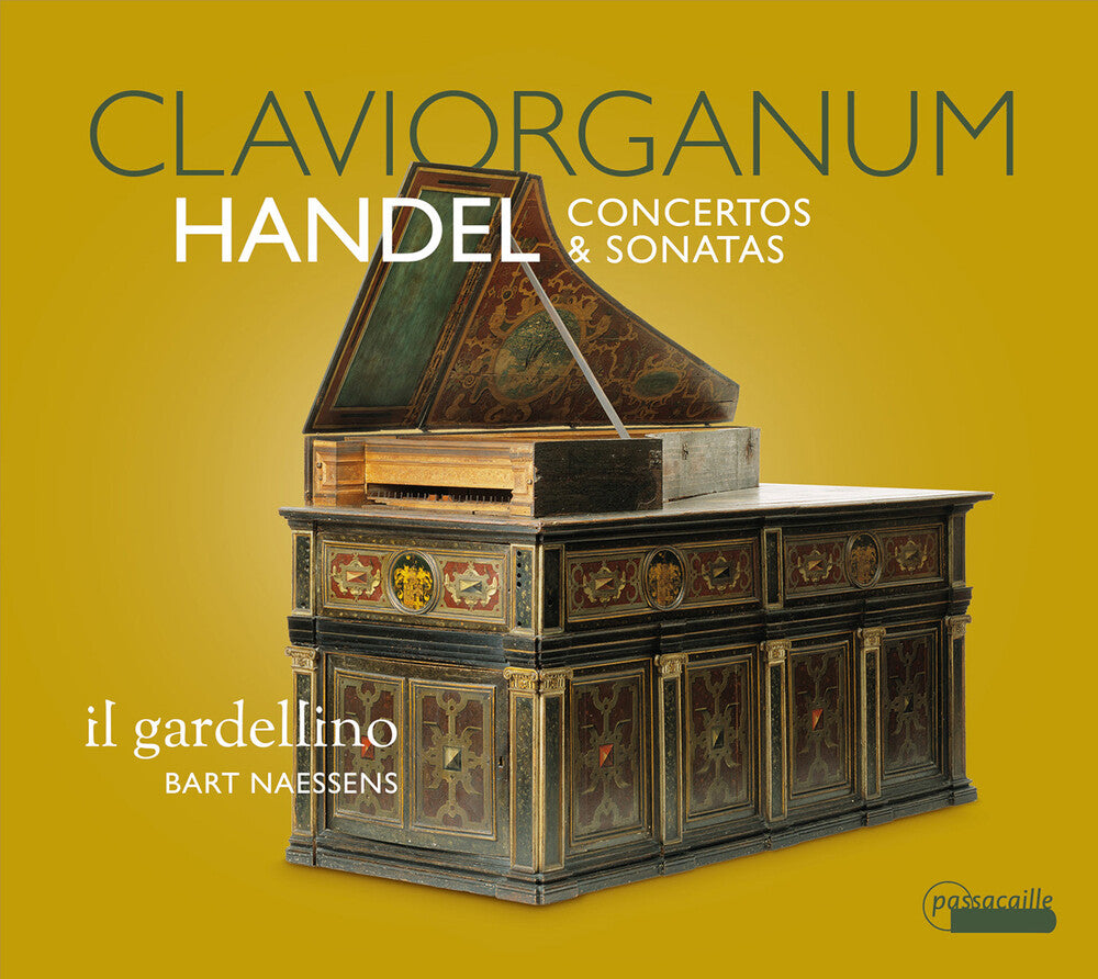 the album cover for Handel / Il Gardellino / Naessens - Claviorganum