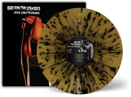 Iggy & Stooges - Jesus Loves The Stooges (Black & Gold Splatter) Vinyl Record
