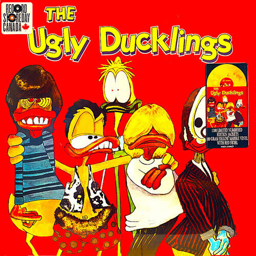 The Ugly Ducklings - Ugly Ducklings (Fluorescent Yellow With Red Specs Vinyl) (180g) Vinyl Record