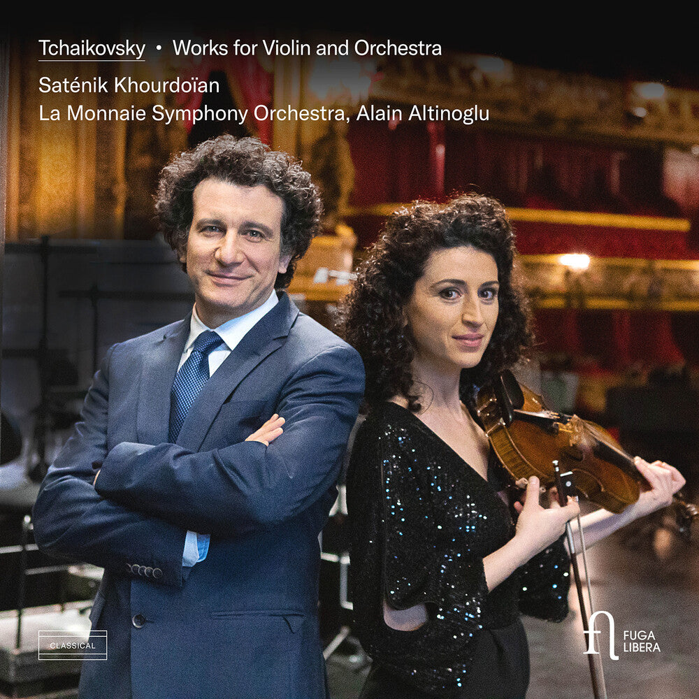 the album cover for Tchaikovsky / Khourdoian / Altinoglu - Works For Violin & Orchestra