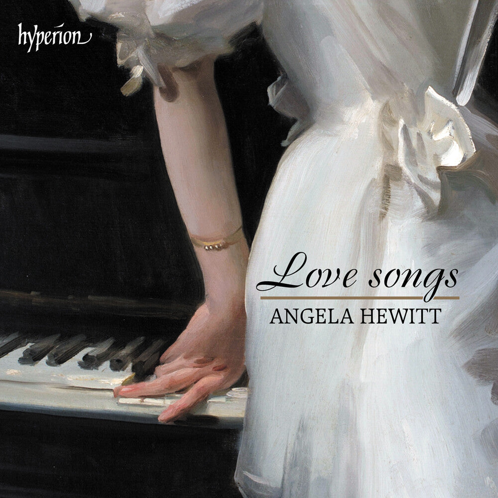 the album cover for Angela Hewitt - Love Songs