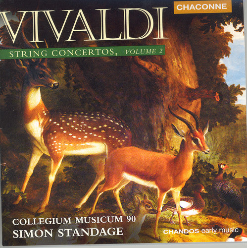 the album cover for Simon Standage - String Concertos 2