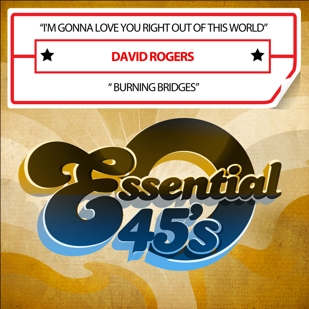 the album cover for David Rogers - I'm Gonna Love You Right Out Of This World (Mod)