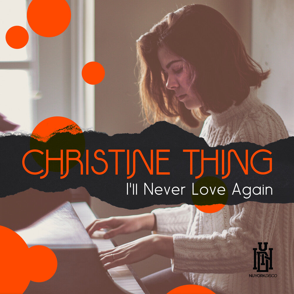 the album cover for Christine Thing - I'll Never Love Again (Mod)