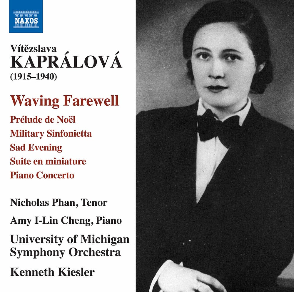 the album cover for Kapralova / Cheng / Dual - Waving Farewell