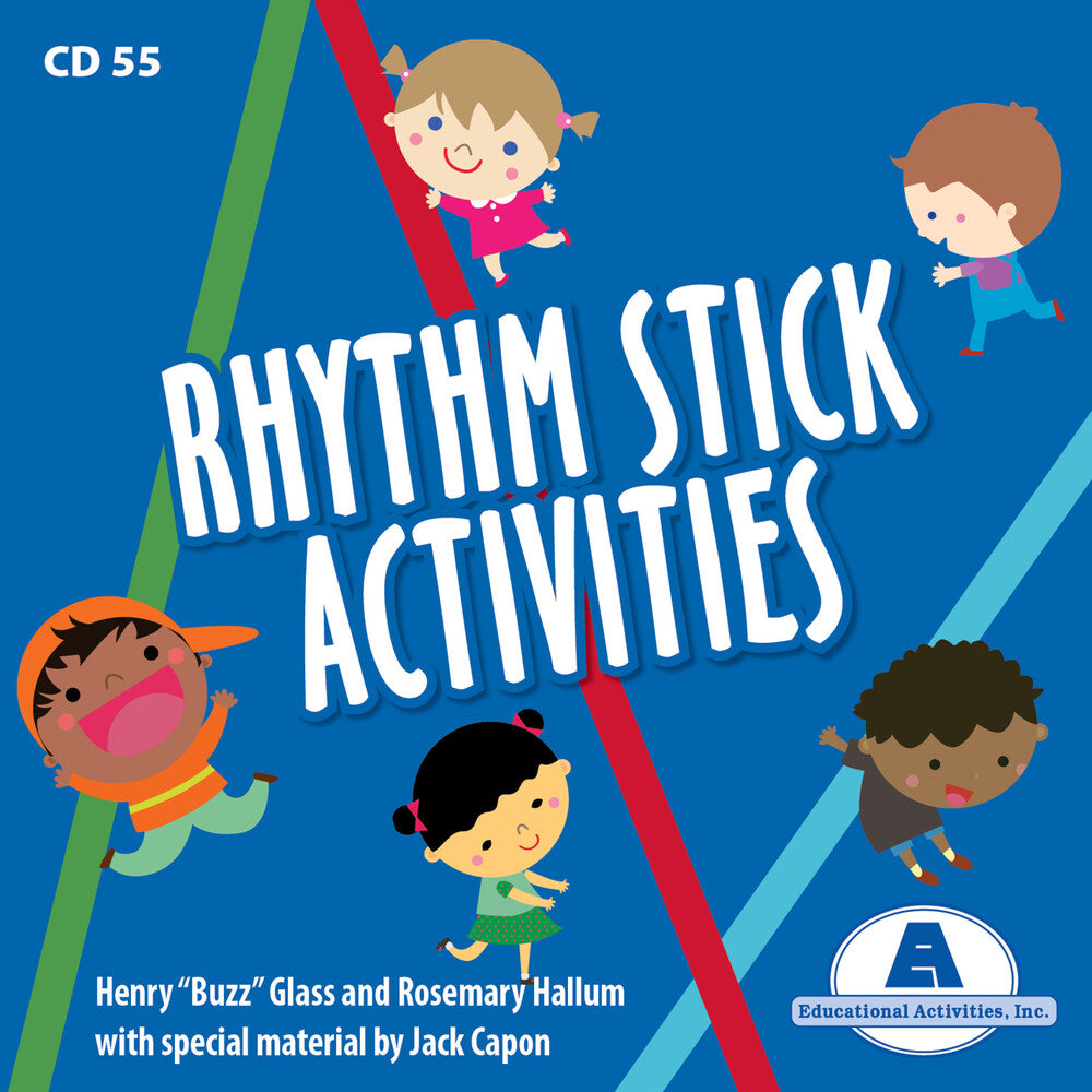 the album cover for Rosemary Hallum / Glass,Henry Buzz - Rhythm Stick Activities