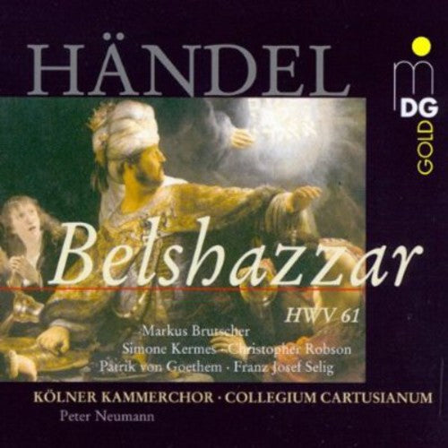 the album cover for Georg Friedrich Handel - Belshazzar a Sacred Drama
