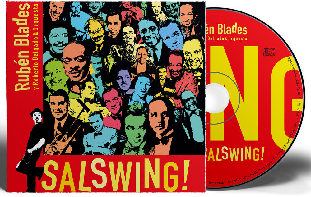 the album cover for Blades, Ruben - Salswing!