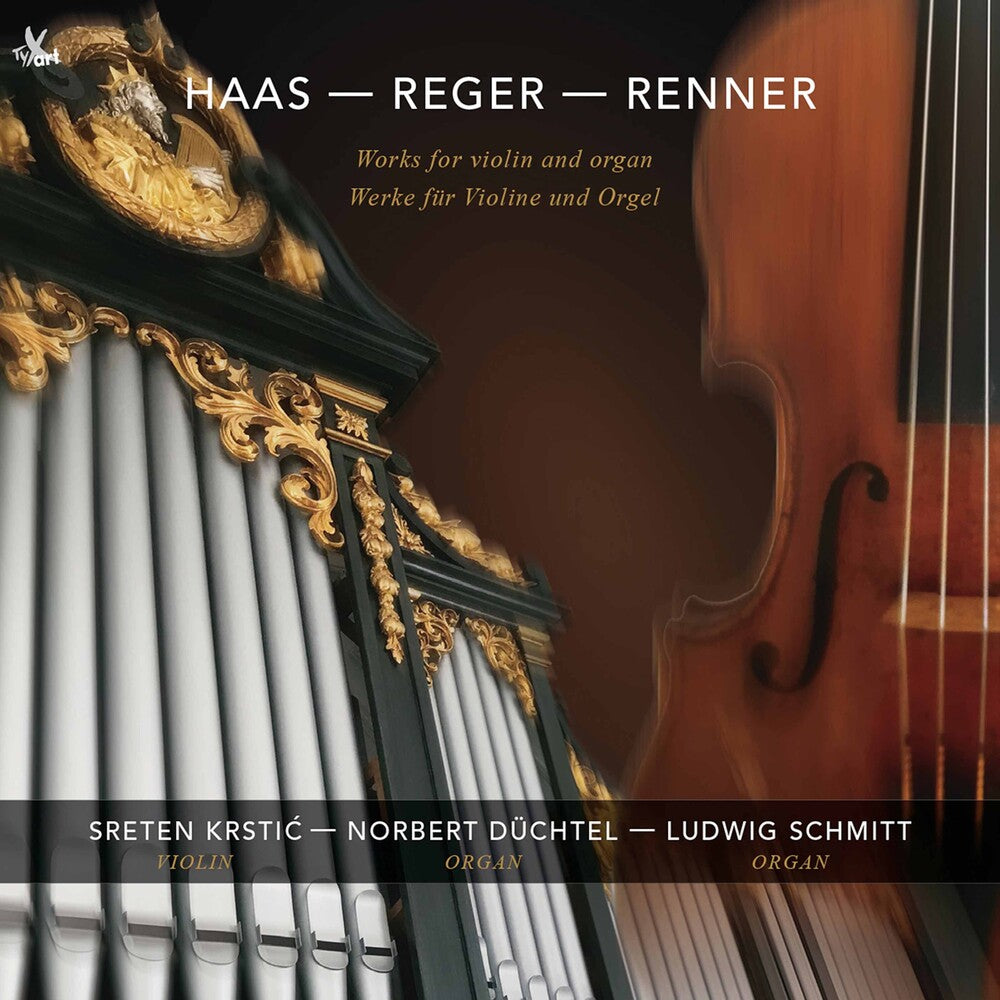 the album cover for Haas / Krstic / Schmitt - Works for Violin & Organ