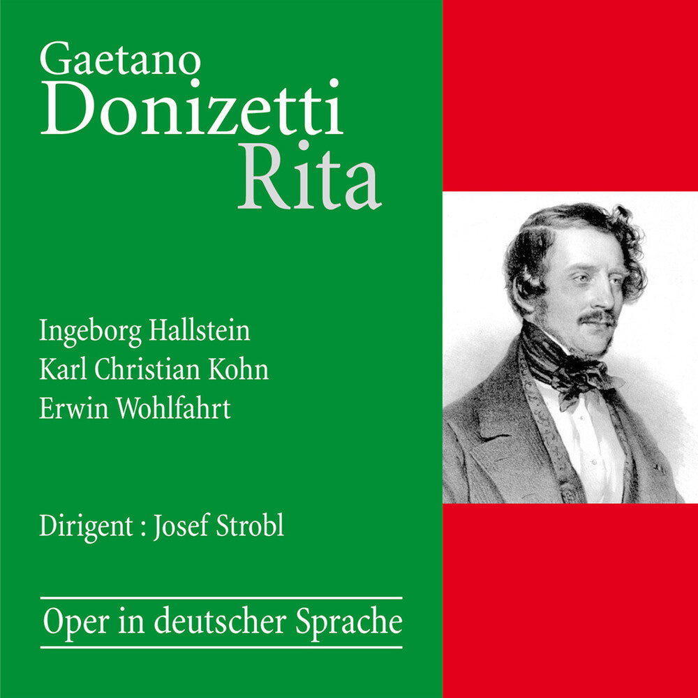 the album cover for Donizetti / Hallstein / Strobl - Rita