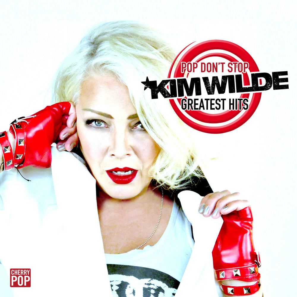 the album cover for Kim Wilde - Pop Don't Stop: Greatest Hits (Uk)