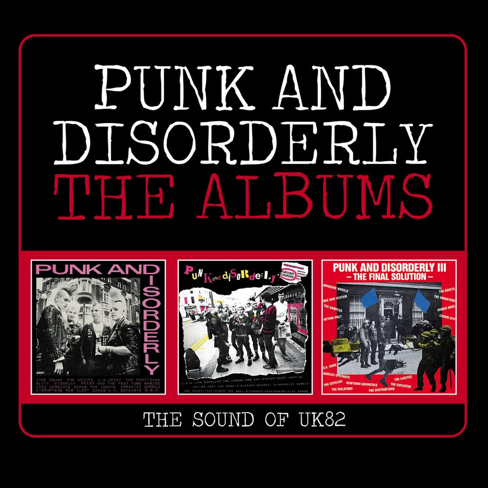 the album cover for Punk & Disorderly: Albums (Sound Of Uk82) / Var - Punk & Disorderly: Albums (Sound Of Uk82) / Var