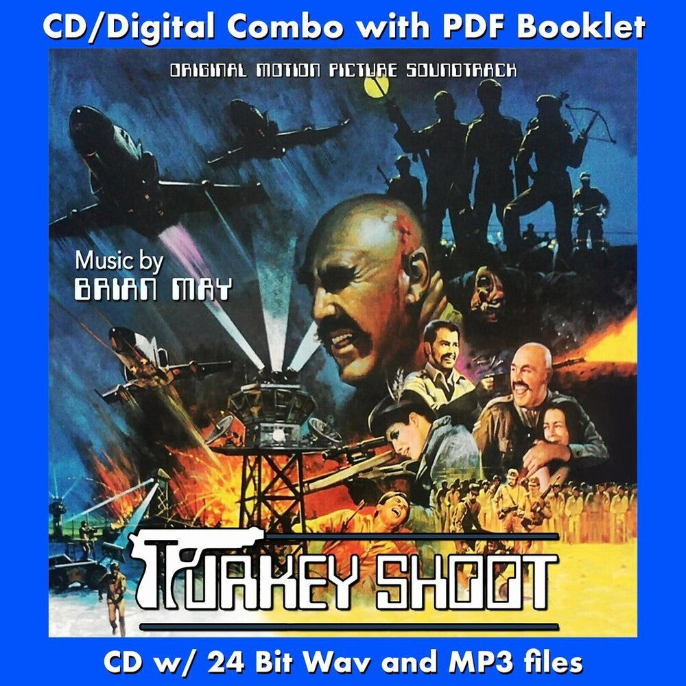 the album cover for Brian May (Ita) - Turkey Shoot / O.S.T. (Ita)