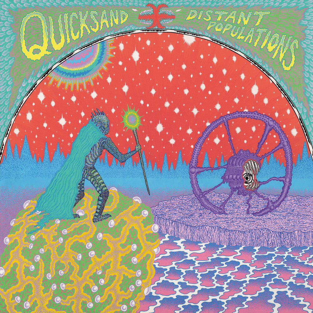 the album cover for Quicksand - Distant Populations