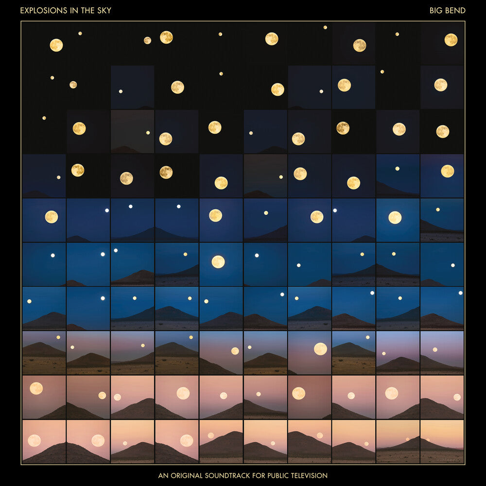 the album cover for Explosions In The Sky - Big Bend (An Original Soundtrack for Public Television)
