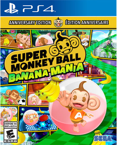 Ps4 Super Monkey Ball Banana Mania Anniversary Ed - Ps4 Super Monkey Ball Banana Mania Anniversary Ed - Video Game
