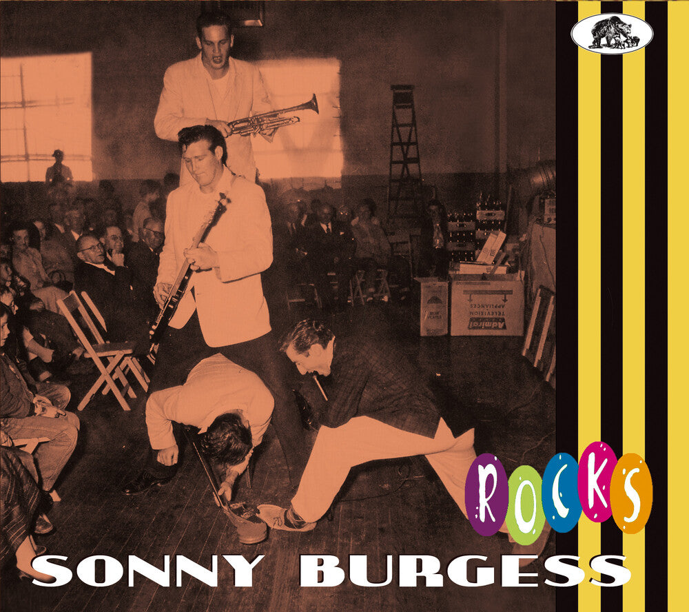 the album cover for Sonny Burgess - Rocks