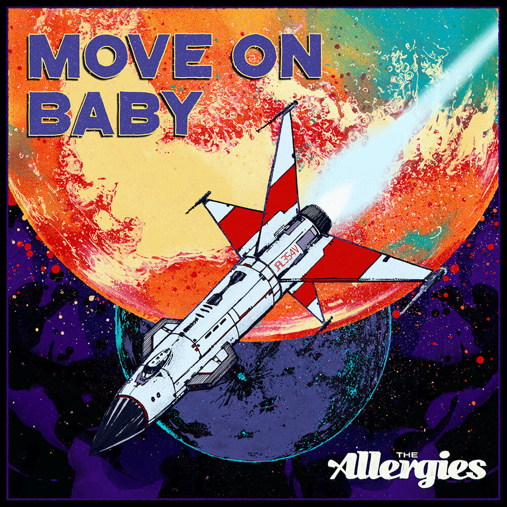 the album cover for Allergies - Move On Baby
