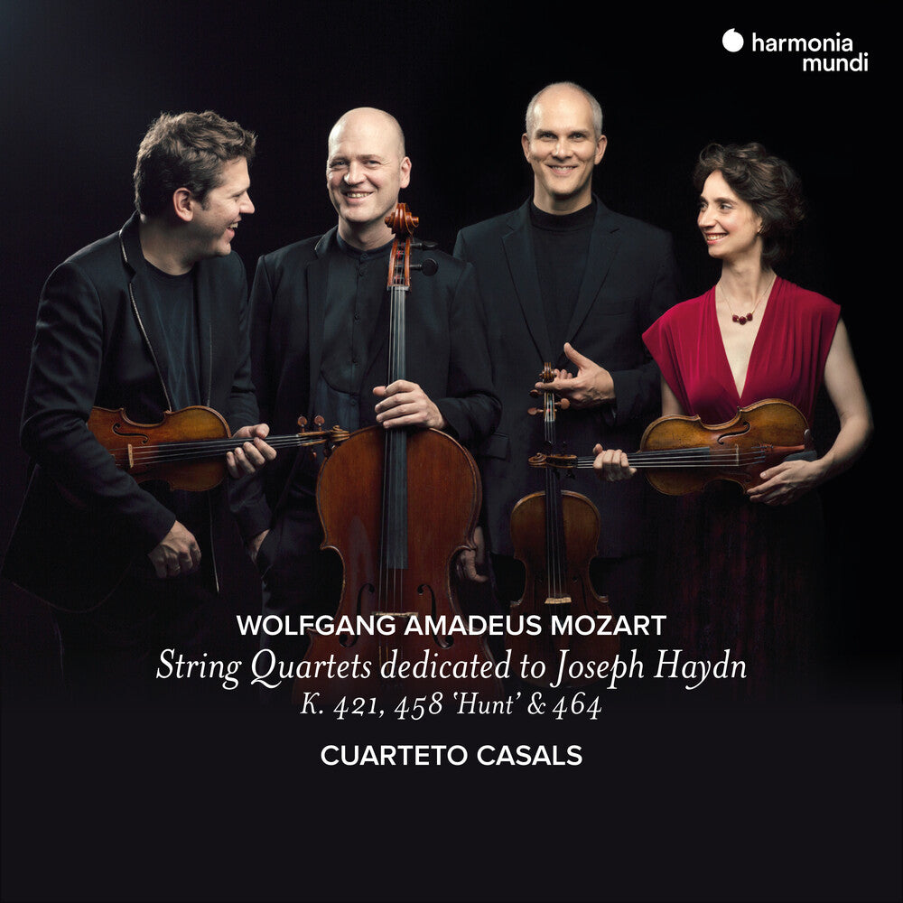 the album cover for Cuarteto Casals - Mozart: String Quartets Vol. 2