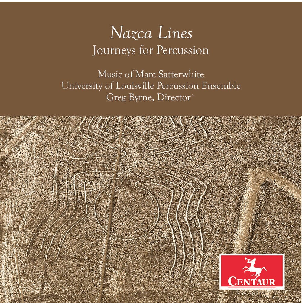 the album cover for Satterwhite / Byrne - Nazca Lines