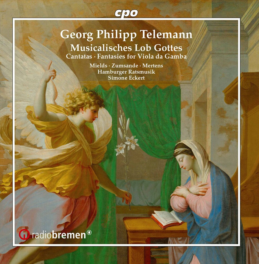 the album cover for Simone Eckert - Cantatas