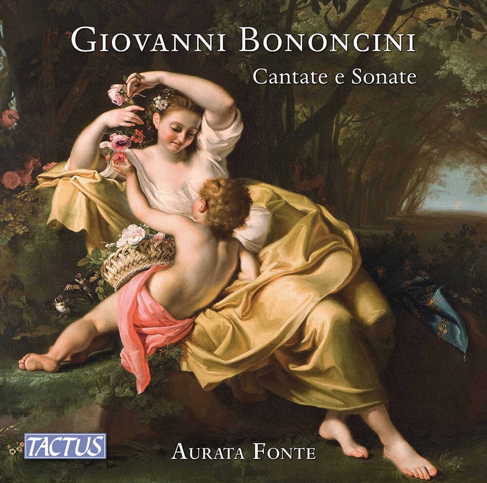 the album cover for Bononcini / Aurata Fonte - Cantate E Sonate