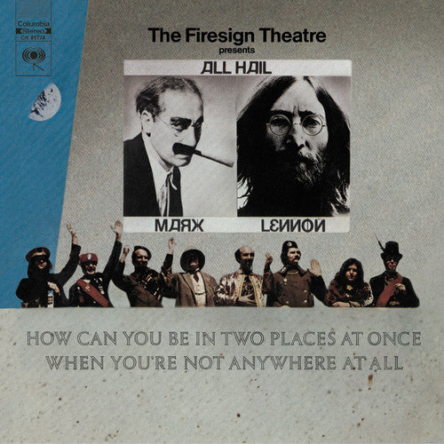 the album cover for Firesign Theatre - How Can You Be In Two Places At Once When You're Not Anywhere At All?