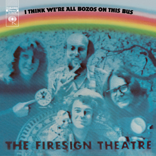 the album cover for Firesign Theatre - I Think We're All Bozos on This Bus
