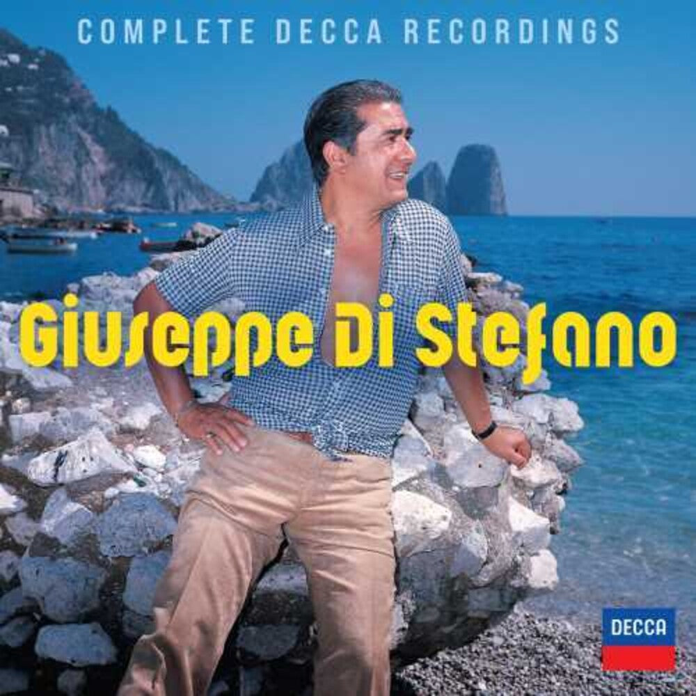 the album cover for Di Giuseppe Stefano - Giuseppe Di Stefano - Complete Decca Recordings