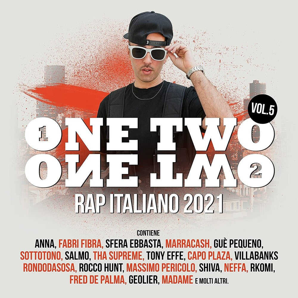the album cover for One Two One Two Vol 5: Rap Italiano 2021 / Various - One Two One Two Vol 5: Rap Italiano 2021 / Various