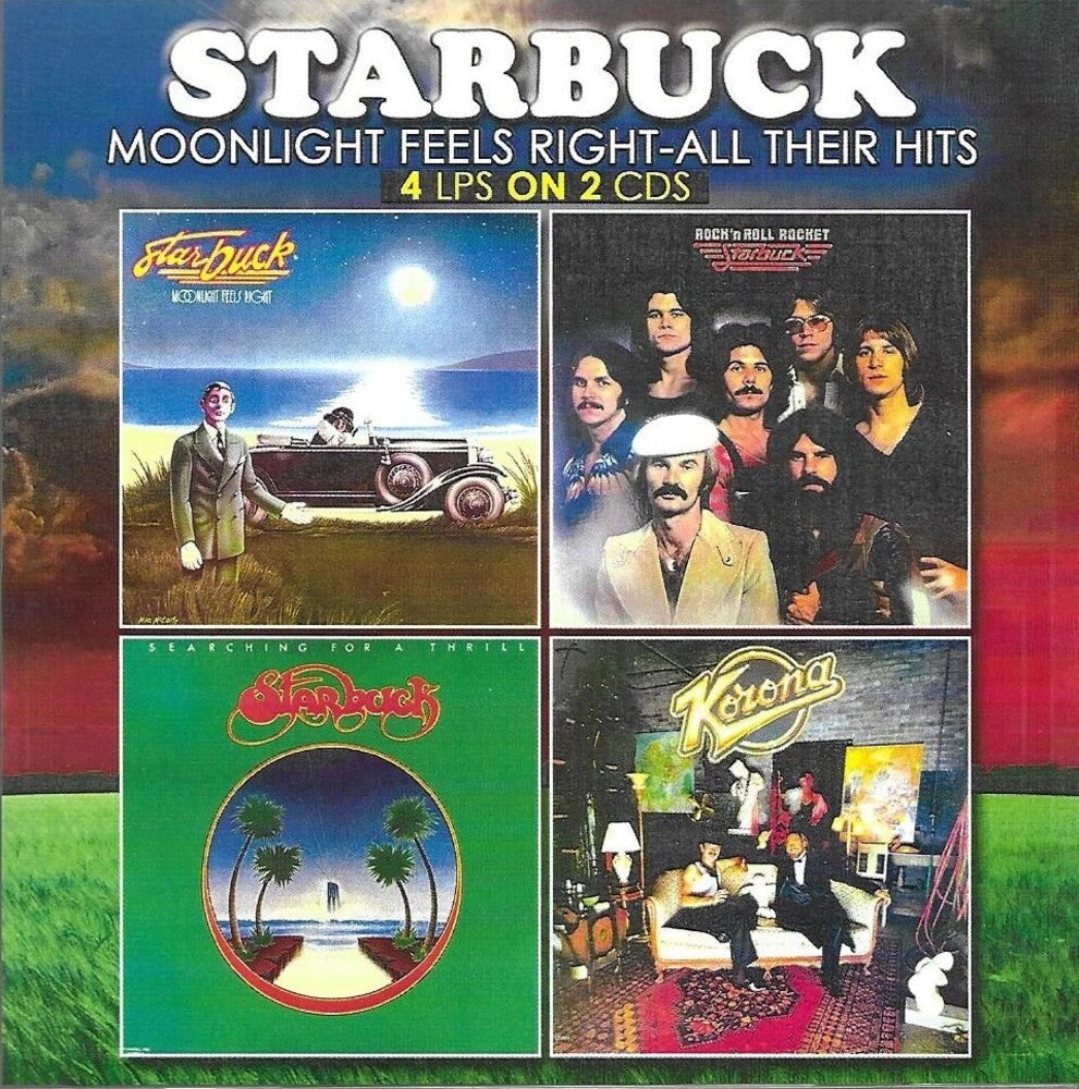 the album cover for Starbuck - Moonlight Feels Right / All Their Hits (2pk)
