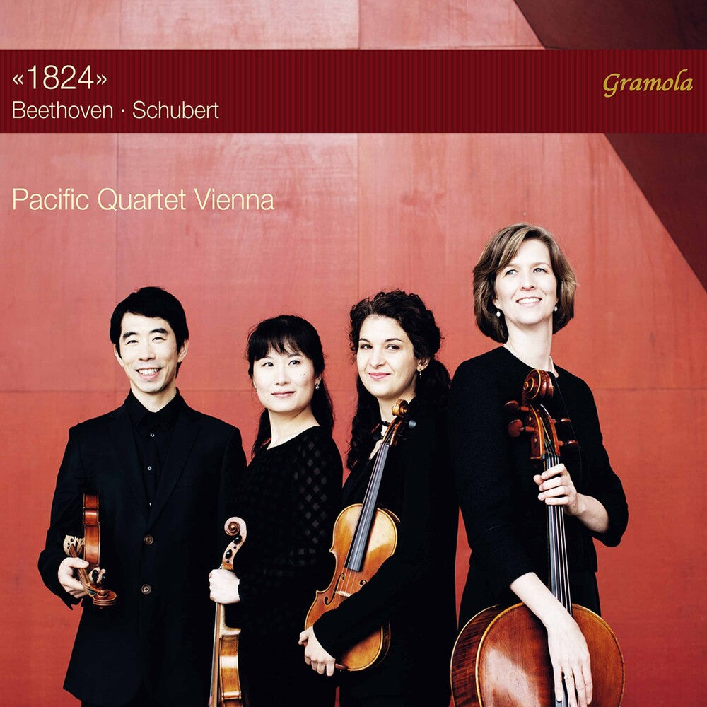 the album cover for Beethoven / Pacific Quartet Vienna - 1824