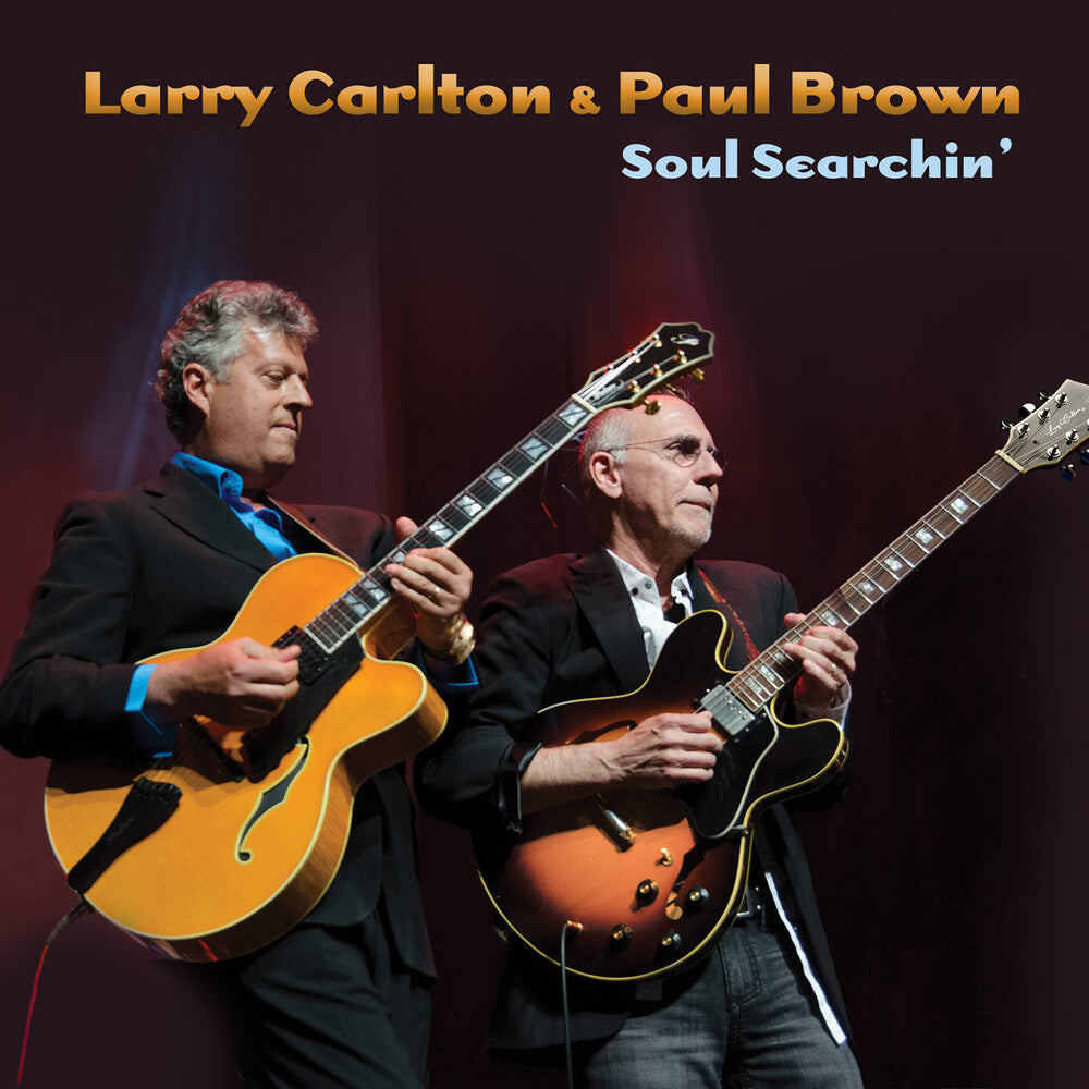 the album cover for Larry Carlton / Brown,Paul - Soul Searchin'