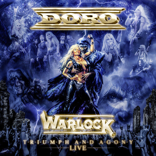 Doro - Warlock - Triumph & Agony Live (5'9 cardboard stand of Doro & Warlock) Vinyl Record