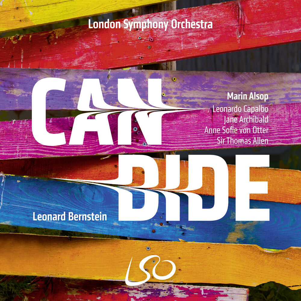 the album cover for London Symphony Orchestra / Marin Aslop - Bernstein: Candide