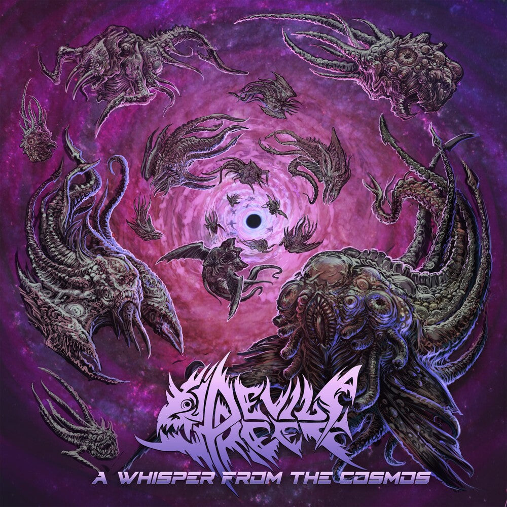 the album cover for Devil's Reef - Whisper From The Cosmos